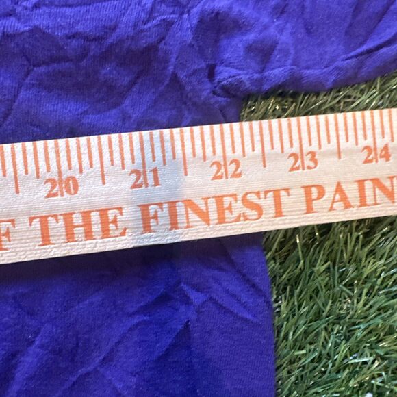 Hamburg Lacrosse Bulldog EST 1976 Coachs Vs Cancer Purple Shirt Mens Large - Picture 5 of 10